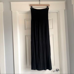 Black Smock MIDI Casual Dress